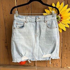 Wild Fable Blue Denim Skirt